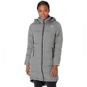 029 North Face Grey 550 Down Small